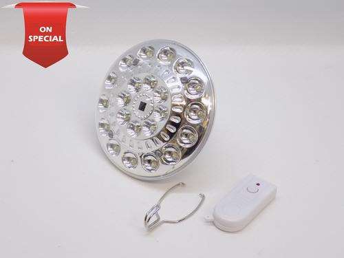 LED Rechargeable Bulb And Remote With 22 Bright LED Bulbs