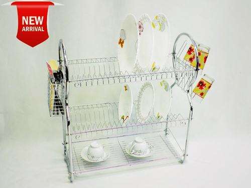 3-Layer Dish Rack Chrome