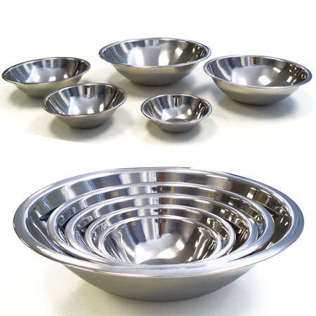 5 piece Mixing Bowl Set Stainless steel