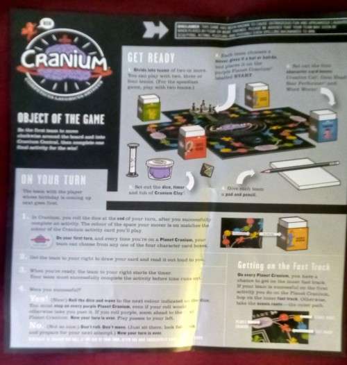 Cranium WOW board game