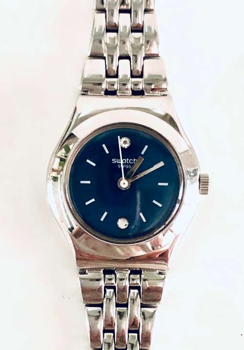 Swatch Irony Blue Dial Ladies Watch YSS288G