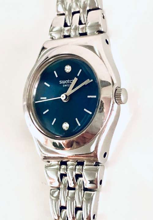 Swatch Irony Blue Dial Ladies Watch YSS288G