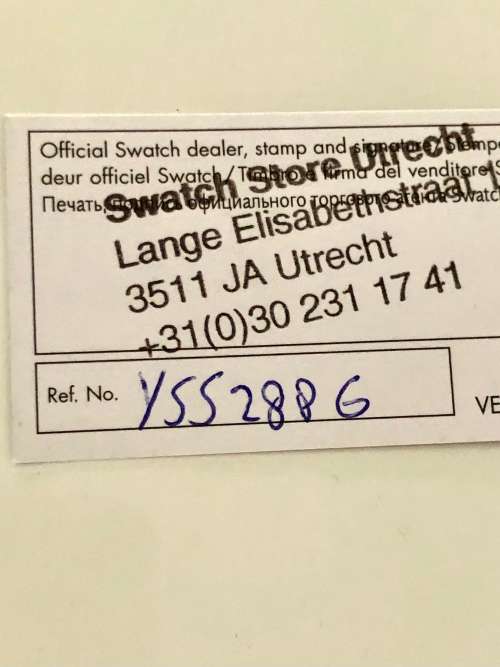 Swatch Irony Blue Dial Ladies Watch YSS288G