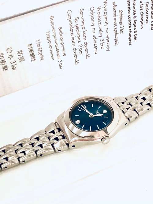 Swatch Irony Blue Dial Ladies Watch YSS288G