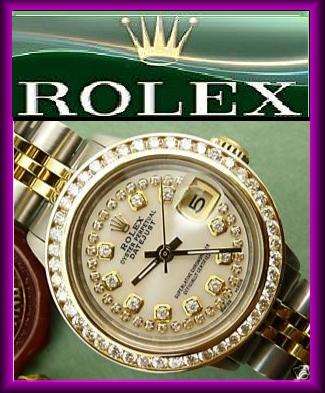 Beautiful Ladies Pearl Rolex Watch w/ 76 Premium Diamonds *R1 No Reserve auction* Buy R70000