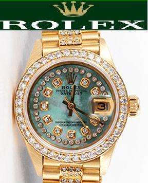 ROLEX PRESIDENT LADIES 18ct GOLD +298 DIAMOND WATCH *** SAVE 187000
