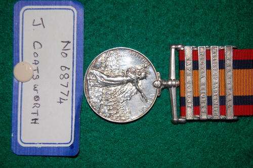 Queen South Africa Medal with 4 clasps