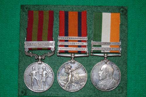 Group of three medals named to Pte Black