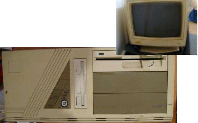 Pre-Pentium 386 Terminal for SALE as Is with floppy and stiffy for only R200