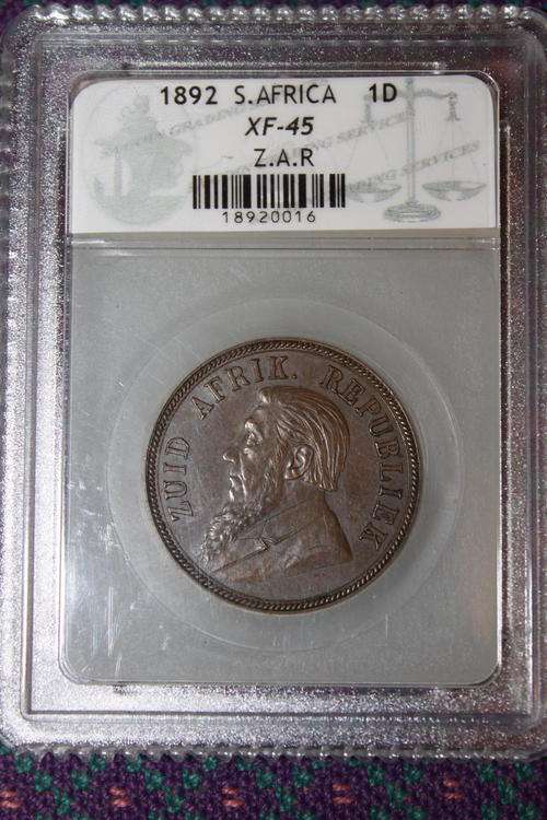 ### 1892 1 PENNY XF 45 BN  ### EXCELLENT COIN