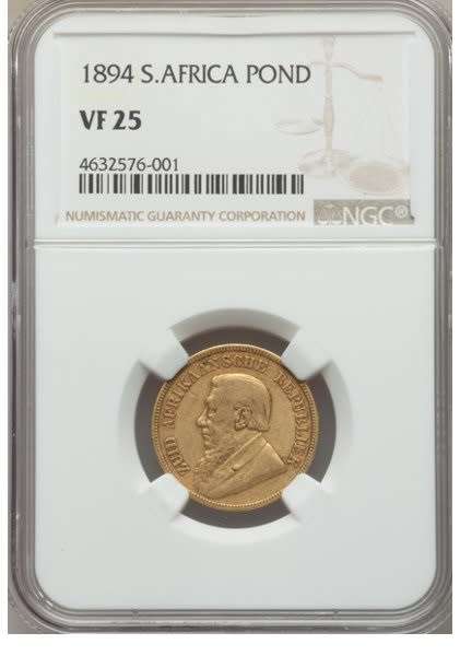 1894 1 POND VF25 NGC- EXCELLENT