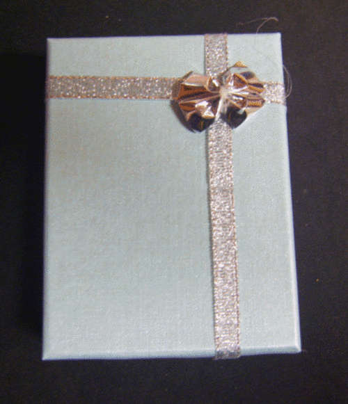 Light Blue Display Box, 90mm x 65mm - Sold Individually.