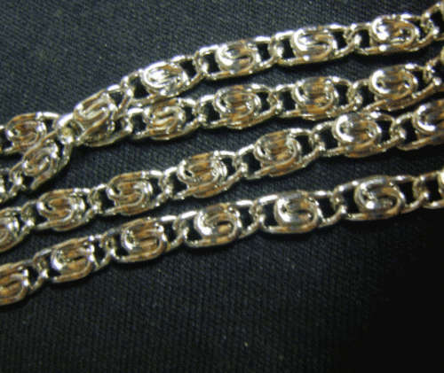 Nickle Chain, 7mm x 3mm link - Per Meter.