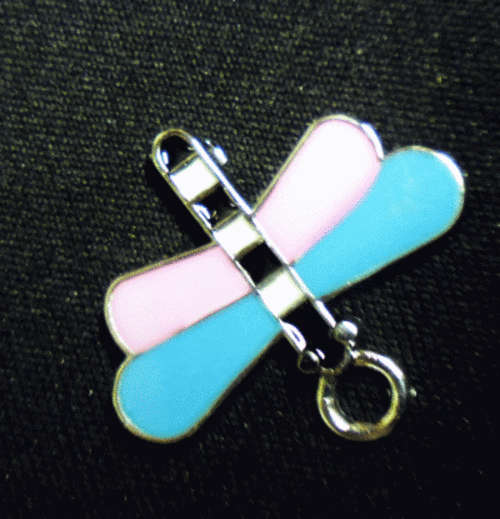 Enamel Charm Dragonfly, 23mm x 20mm - Sold Individually