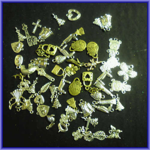 Mixed Charm Lot - 61 Charms!