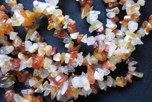 Carnelian Chip String, 80cm - Per String.