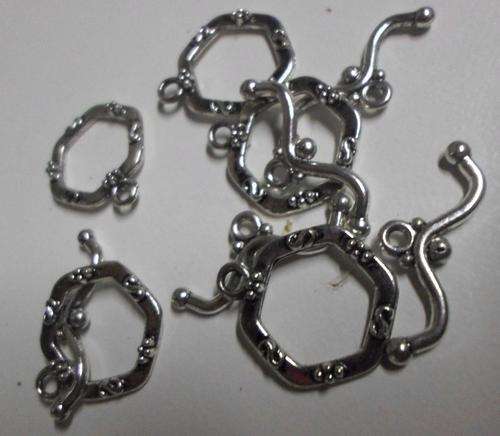 Nickle Toggle Clasp - Pack of 5.