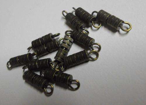 Bronze Barrel Clasp - Pack of 12.