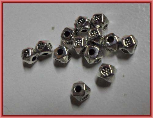 Nickle Spacer, 4mm  - Pack of 20.