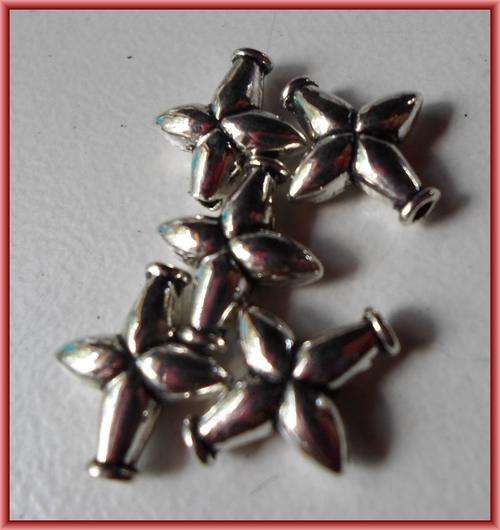 MUST GO!! Nickle Spacer, 13mm x 12mm - Pack of 10.