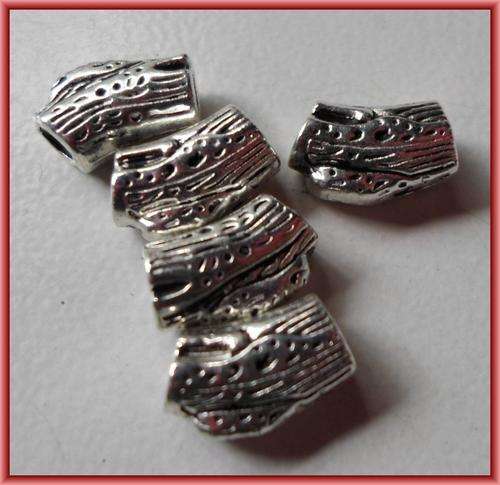 MUST GO!! Nickle Spacer, 12mm x 7mm - Pack of 10.