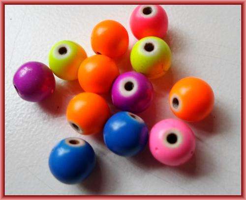 Turquoise Round Bead , 8mm - Pack of 10.