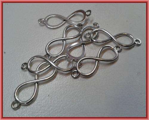 Infinity Bracelet Connector, 31mm x 10mm - Pack of 10.