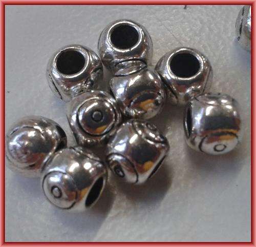 Nickle Spacer, 7mm x 6mm - Pack of 10