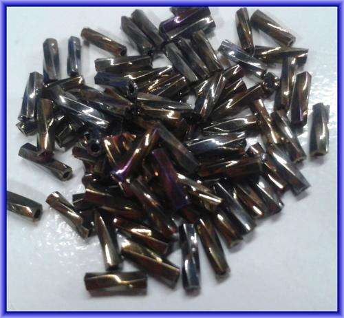 Iris Twisted Bugle Seed Beads - Pack of +/- 10g