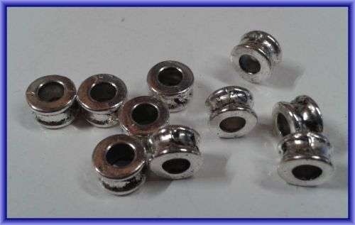 Nickle Spacer, 6mm x 3mm - Pack of 20.