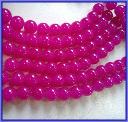 Light Purple Smokey Glass Rounds, 10mm - Per String(+/- 85/string).