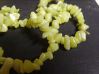 Lemon Jade Chip String, 20cm.