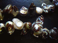 Painted Freshwater Pearls, +/- 7m to 9mm - Pack of 10.