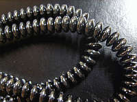 Hematite Rondelles, 8.5mm - Pack of 10.