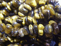 Tigers Eye Chip String, 20cm.