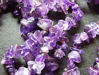 Amethyst Chip String - Per 20cm Length.