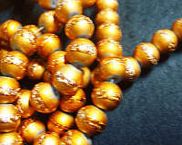 Bronze Miracle Lined, 8mm - Pack of 20.