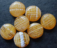 Caramel Discs, 12mm - Pack of 10.