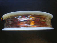 Copper Beading Wire, 0.6mm - Per Spool.