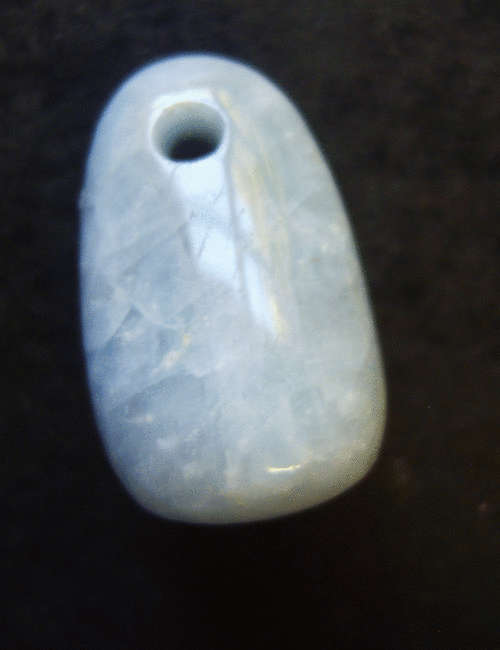 SALE!! Blue Lace Tumble Pendant , +/- 30mm X 18mm - Sold individually.