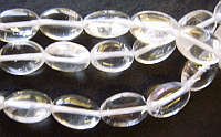 DECEMBER SALE!! Quartz Oval Beads, 12mm X 8mm - Pack of 5.
