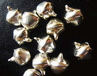 Silver Bells, 8mm - Pack of 20.