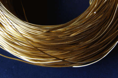Copper Beading Wire, 1.0mm - per meter.