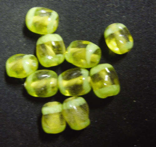 Indain Olive Oval Twist, 8mm x 6mm - Pack of 5.