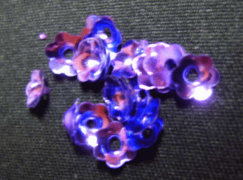 Royal Blue Petal Sequins - Pack of 100.
