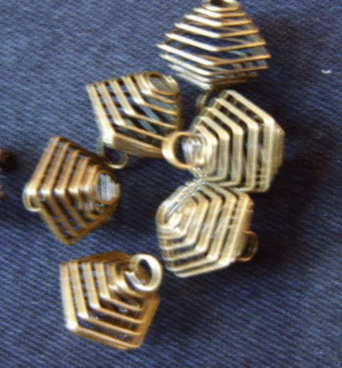 Bronze Bead Cage, 10mm x 12mm - Pack of 10.