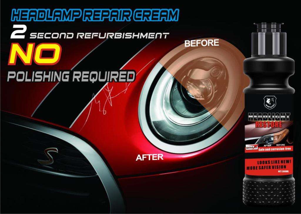 Headlight Restoration Cream