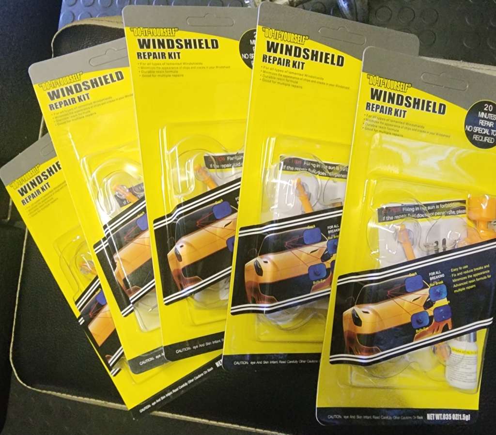 Windscreen / Windshield Repair Kit. ***** 1 bid for 5 units*****