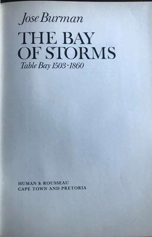 The Bay of Storms by Jose Burman