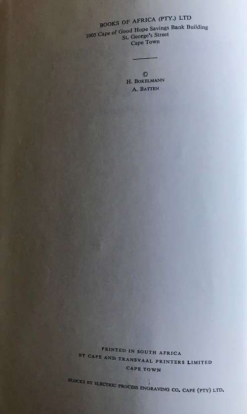 Wild Flowers of the Eastern Cape Province by A. Batten and H. Bokelmann